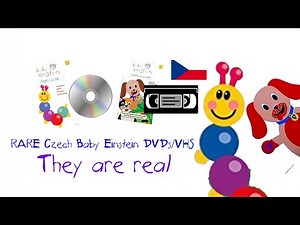 RARE Baby Einstein Czech🇨🇿 DVDs and 1 VHS (items in the link in the description)