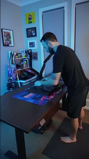 Unboxing my new Desky desk set up