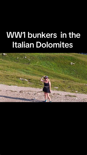 WW1 bunkers in the Italian Dolomites #italy #WW1 #drone #dolomites #badassview