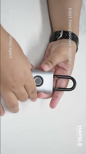 How To Use ABUS Padlock fingerprint