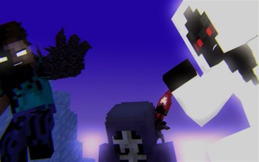 实体303和恐惧魔王VSHerobrine-《我的世界》战斗动画 (Part 2)