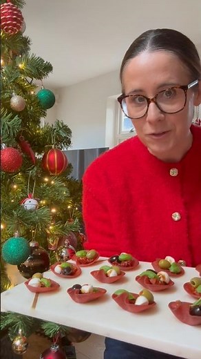 Salami Cups - Easy Christmas Party Food