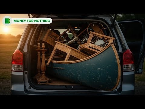 Gate Post Lamp Canoe and Sofa Rescued From the Tip | Money For Nothing