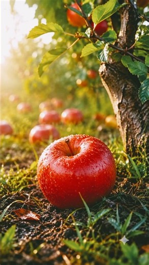 Apple life cycle: from fallen fruit to harvest | nature time-lapse #shorts