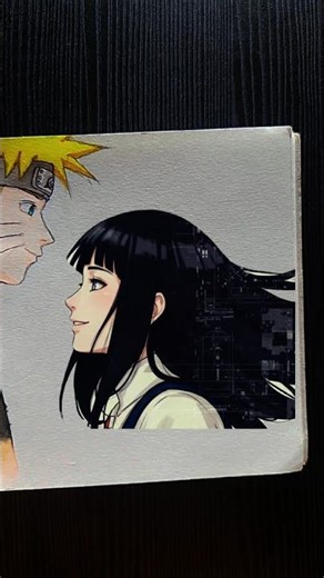 Naruto & Hinata drawing #short #art #anime #naruto