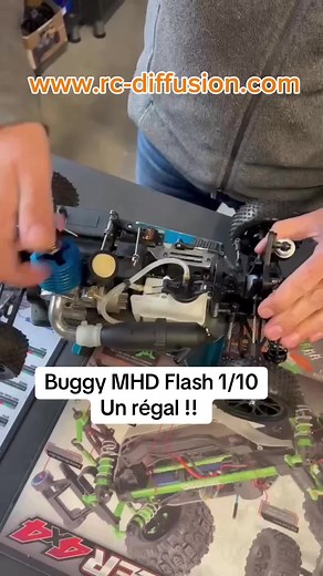 MHD Flash 1/10 Buggy Thermique: Facile à Démarrer et Puissant