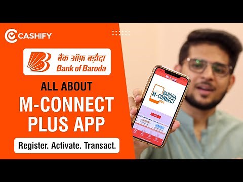 How to Use Bank Of Baroda M-Connect Plus App - Activate, Register, and Transfer Money at Home