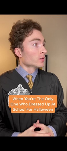 When You’re The Only One Who Dressed Up At School For Halloween