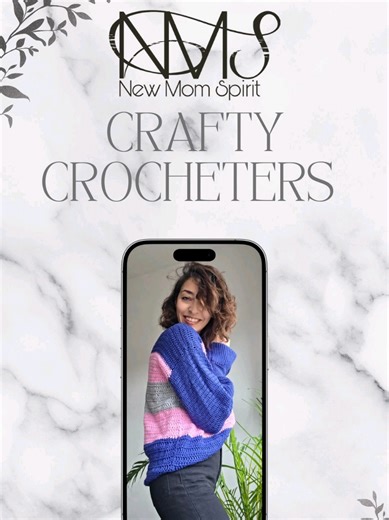 Crafty Crocheters Sunday ✨ I’m Nadia — crochet designer, tutor, and maker behind New Mom’s Spirit. This year is about clarity, teaching, and intentional making. Sundays are for crochet education. Tuesdays for creating. Thursdays for studio notes. Thank you for being here 🤍 — Nadia
