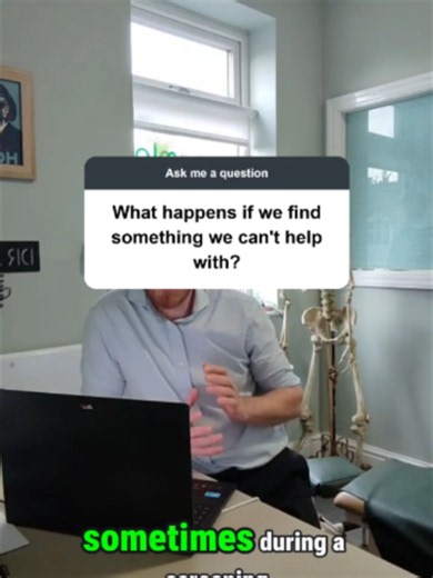 What happens if we can't help?😖 Well - we'll tell you! Chiropractic can't help everyone for every condition - and that's fine with us. We know what we can and can't help with, and if you fall outside of our remit, we will tell you quickly. More than that, we'll send you to the right people instead. The important thing is getting you help, and that's what the screening is for, to see if we can help you. 📅 Free Spine Screenings 📍 14th & 18th July 2026 Limited appointments available. 👇 Booking 