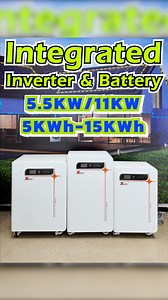 335K views · 2.9K reactions | SUNC integrated inverter & battery: 5.5/11kw inverter, 5-15kwh lithium battery capacity, built-in air switch circuit breaker, and universal wheels, can be directly output for outdoor use!#lifepo4battery #SolarPower #lithiumbattery #solarbattery #FactoryVisit #WorkshopLife #lifepo4 #manufacturing #lithium #homebattery #energy #factory #sunc #solar #solarenergy #ReliableEnergy #newenergy #ESS #energystoragebattery #energysystem | SunC New Energy Co.,Ltd | Facebook