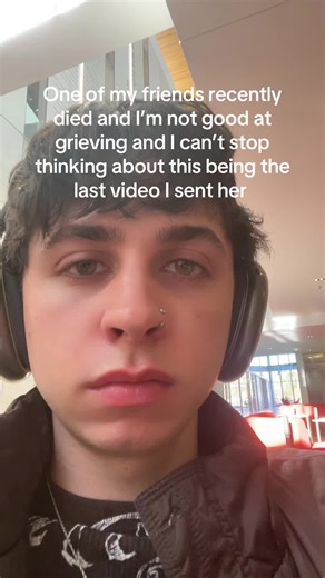 Please take care of yourselves otherwise your friends will have to think about the last video they sent you being insane for the rest of their lives #grief #friends #live . . fake everything fake