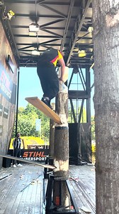 2.6K views · 104 reactions | Was für ein Heat! 望 Mit einer Zeit von 1:24,91 Minuten legt Danny Martin am Springboard ordentlich vor und erzielt die Tagesbestzeit beim Ford Ranger Cup 2023.  | STIHL TIMBERSPORTS | Facebook