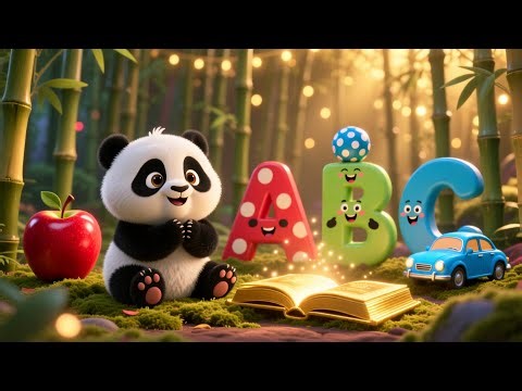Panda's ABC Adventure 🐼✨ | Learn Alphabet A to Z for Kids | Preschool Educational Video