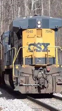 CSX Coal Train at Peppers Creek Crossing #csx #coal #train #railroad #railway