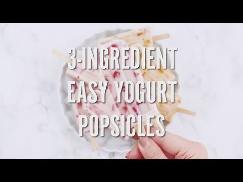 3-Ingredient Easy Yogurt Popsicles