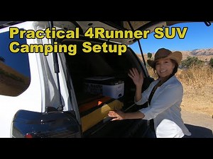 Melanie's Practical 4Runner Camping Setup