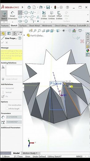 SolidWorks Drawing Tutorial | Quick Guide #shorts
