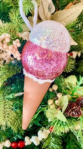 3.3K views · 22 reactions | DIY Ice Cream Cone Ornament  With...