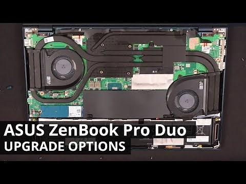 ASUS Zenbook Pro Duo DISASSEMBLY and UPGRADE - UX481 / UX581
