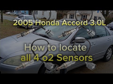 2005 Honda Accord 3.0L o2 Sensor LOCATIONS. how to locate all 4 o2 sensors
