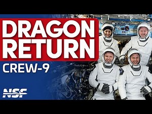 🚀 SpaceX Crew Dragon Returns Crew-9 Mission to Earth