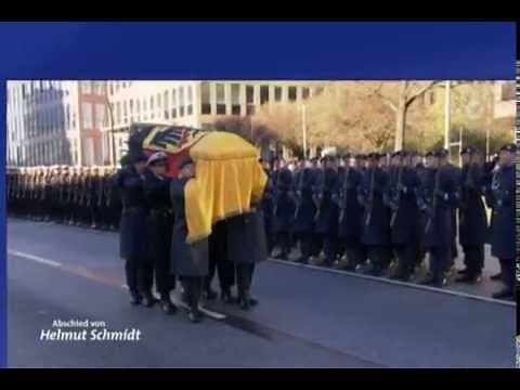 Militärisches Zeremoniell zum Abschied Helmut Schmidt