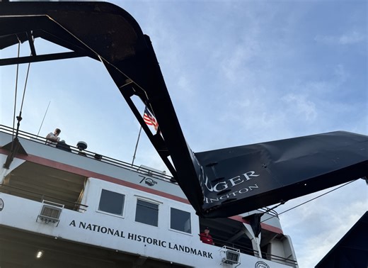 ‘Brace for impact:’ S.S. Badger car ferry collides with docked ship in Ludington Harbor