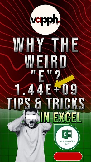 You know when you see that weird E in numbers in Excel It’s called scientific notation, and fortunately, you don’t have to be a scientist to get rid of it. ⚡🤖💻 #exceltips #tutorial #trendingreels #tipsandtricks #VirtualAssistantPortalPH | Virtual Assistant Portal PH