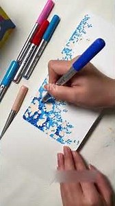 How to draw a cluster of hydrangeas using acrylic markers | Beginner's Guide🎨🎀✨✨