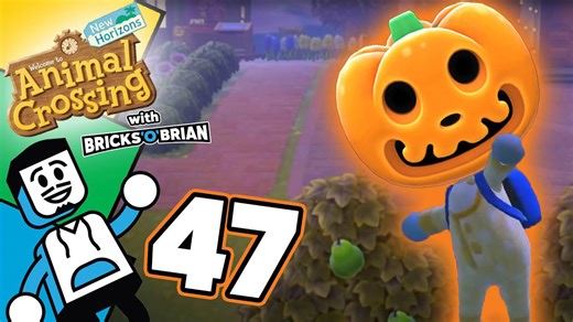 The spooky finishing touches! - Animal Crossing New Horizons with Bricks 'O' Brian