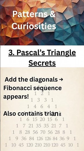 The Pascal's Triangle