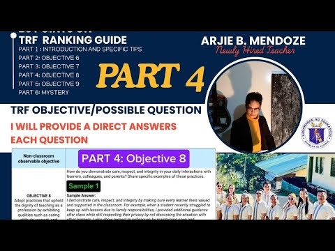 GIVING ANSWERS TO GET 25 POINTS ON TEACHER REFLECTION FORM- Objective 8 Revealed