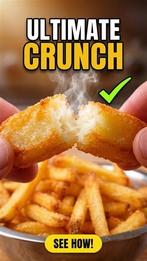 How to Get the CRISPIEST French Fries Ever! 🍟 #shorts #howto