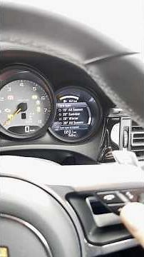 How To Simply Reset Porsche Tyre Settings (TPMS) After Swapping Wheels or Changing Tyres.