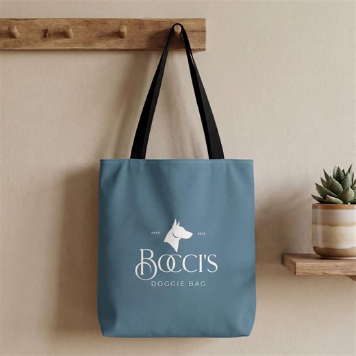 Custom Dog Tote Bag – Personalized Pet Travel & Boarding Bag - Etsy