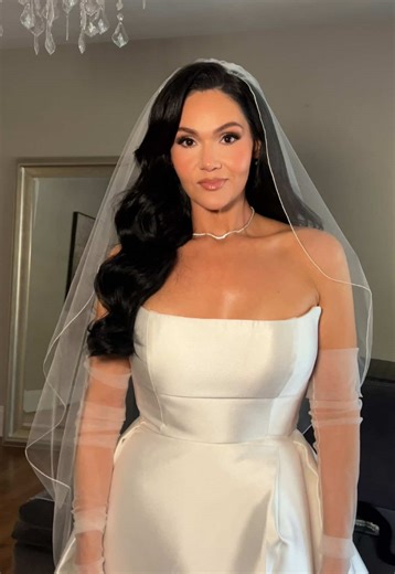 A beautiful before and after of my lovely bride Amber 🤍🥹 #bridalmakeup #beforeandafter #bride #weddingday #mua