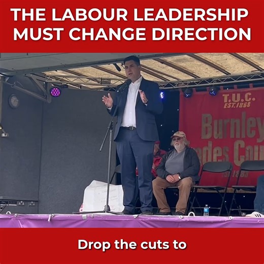 65K views · 5.4K reactions | It was a real honour to address the Burnley TUC May Day Rally. My message was clear: the Labour leadership must start governing with real Labour values. That means dropping the cuts to disability support and winter fuel allowance - and taxing extreme wealth instead. | Richard Burgon | Facebook