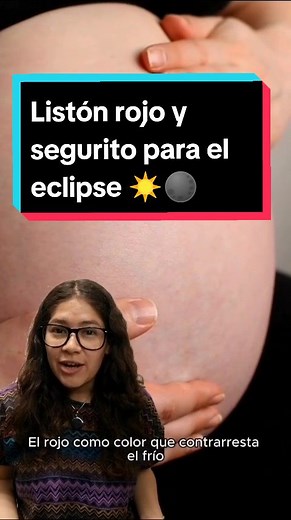 ¿Es necesario ponerle un listón rojo y un segurito a las embarazadas durante el #eclipsetotalsolar para evitar daños en el bebé? Los #eclipses no tienen efectos negativos en las personas, no obstante, existen varios #mitos alrededor de estos eventos astronómicos, ¿tú cuál has escuchado? #EclipseMexa #EclipseMexico2024 #EclipseTotalMéxico #LoAprendiEnTikTok #CienciaEnTikTok