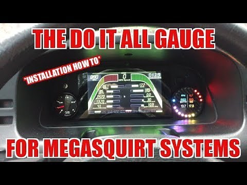 Perfect tuning gauge install and overview for megasquirt systems.