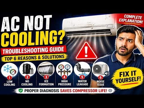 AC Not Cooling Troubleshooting Guide | AC Not Cooling But Fan Is Running