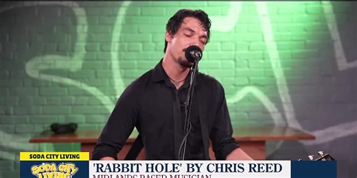 Chris Reed performs original song, “Rabbit Hole”