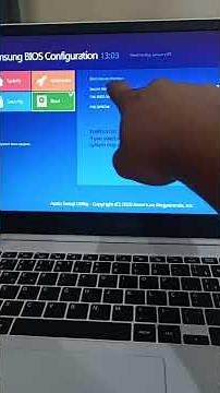 How to format a Samsung Book notebook.