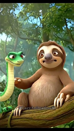 HEEP PEEP! Sloth adventure | Animated video #shorts #animatedvideo