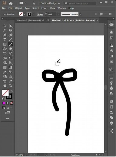 🎀 Easy Bow Making in Adobe Illustrator | Quick Tutorial