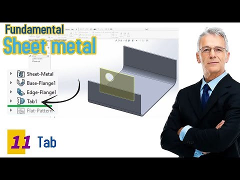 SolidWorks Sheet Metal : Tab