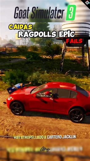 Ragdolls Epic Fails E2 Goat simulator 3 #shorts