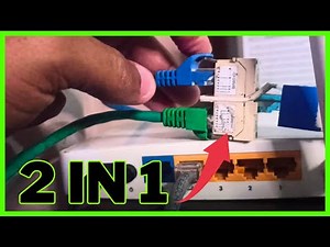 Learn now!! to connect two PCs with an Ethernet Splitter