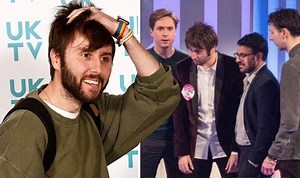 The Inbetweeners reunion: Cast enter stage in yellow car