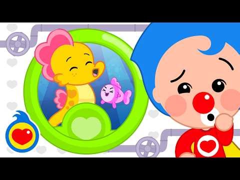 ¡Veo Veo! ¿Qué Ves? ✨ Ventanas de Colores 🌈 ¡Bajo el Mar! 🐠 Video Educativo | Plim Plim